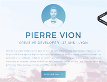 Tablet Screenshot of pierrevion.fr